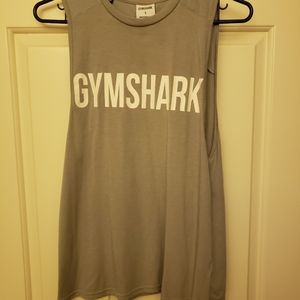 Grey Gymshark tank top